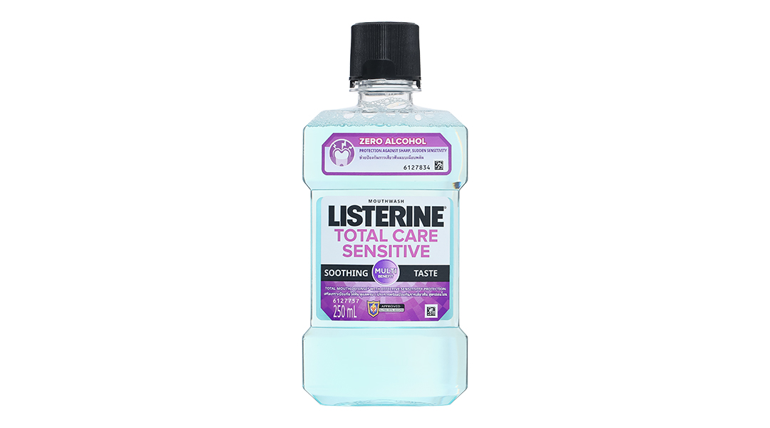 Nước súc miệng Listerine Total Care Sensitive hơi thở thơm mát