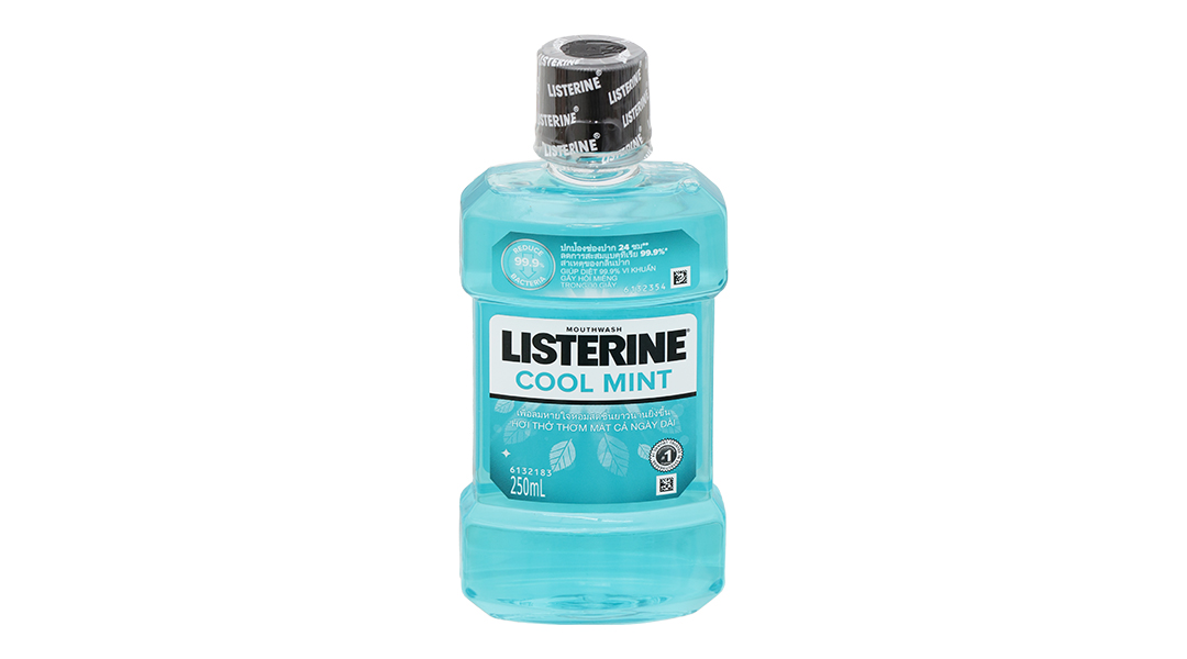 Nước súc miệng Listerine Cool Mint hơi thở thơm mát