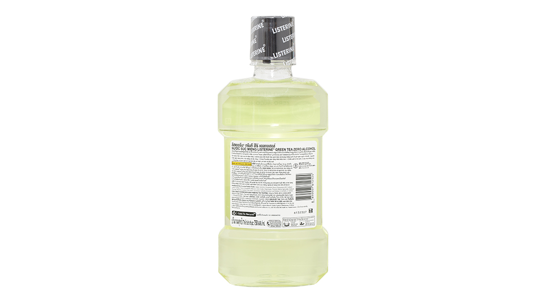 Nước súc miệng Listerine Trà Xanh ngăn ngừa sâu răng