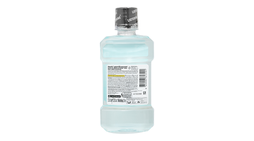 Nước súc miệng Listerine Cool Mint không cay ngừa mảng bám