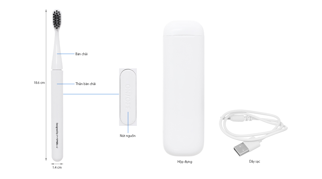 Bàn chải điện Mipow I3-Plus Ultrasonic (CI-900-T1)