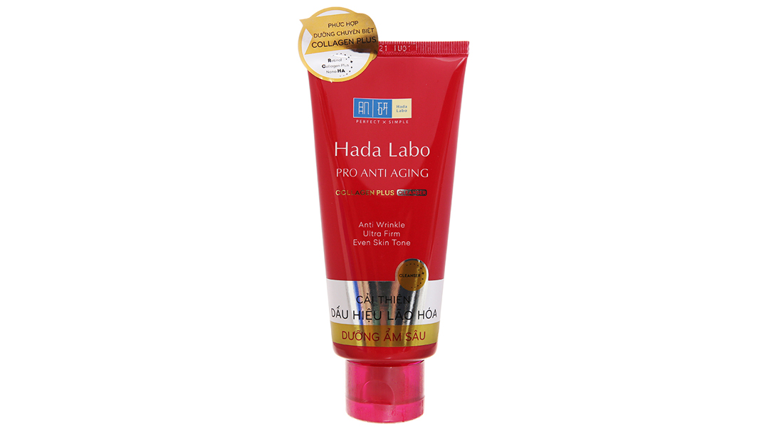 Kem rửa mặt Hada Labo Pro Anti Aging cải thiện da lão hóa