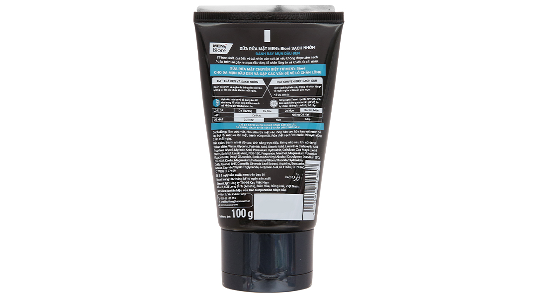 Sữa rửa mặt Men's Bioré sạch nhờn, ngăn dầu