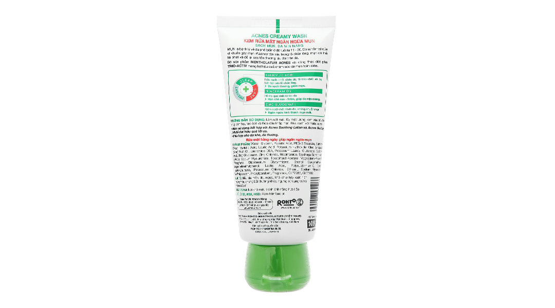 Kem rửa mặt Acnes Trio Activ ngăn ngừa mụn