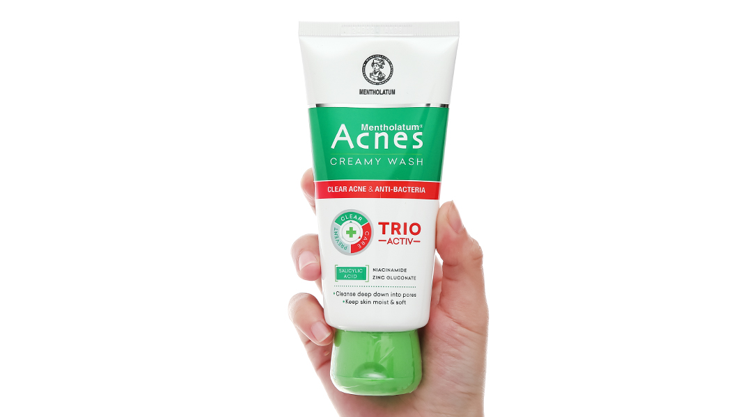 Kem rửa mặt Acnes Trio Activ ngăn ngừa mụn