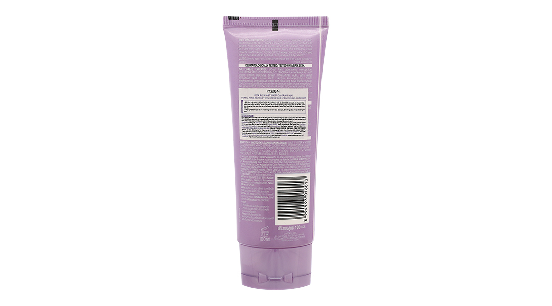 Sữa rửa mặt L'Oreal Paris Revitalift Hyaluronic Acid cấp ẩm, mịn da
