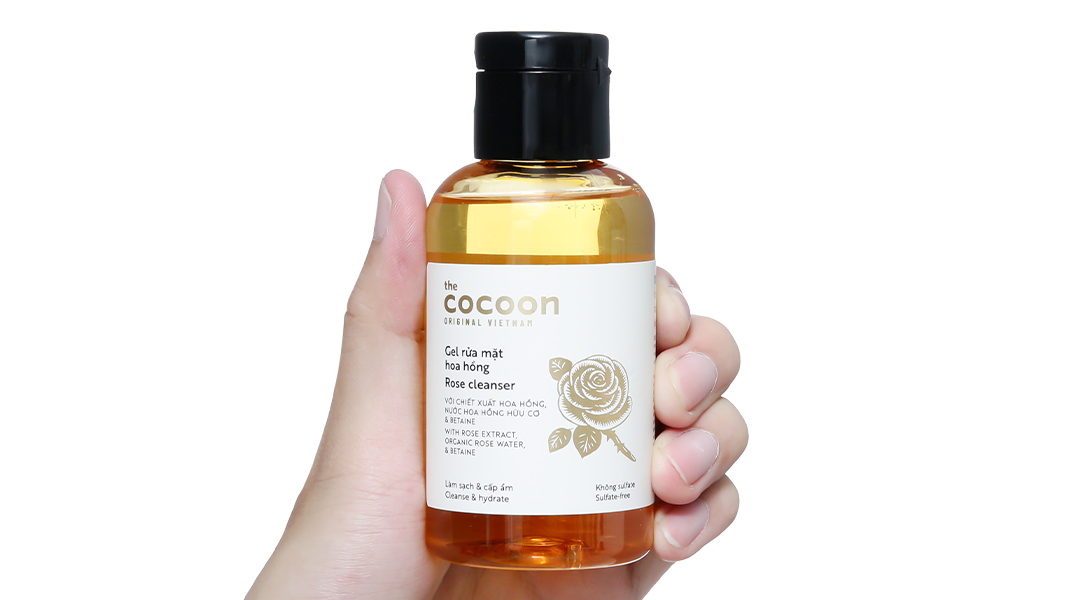 Gel rửa mặt Cocoon hoa hồng làm sạch và cấp ẩm
