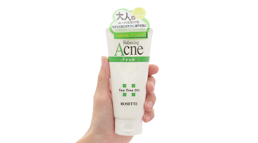 Sữa rửa mặt Rosette Acne Balancing Foam cho da mụn, da nhạy cảm
