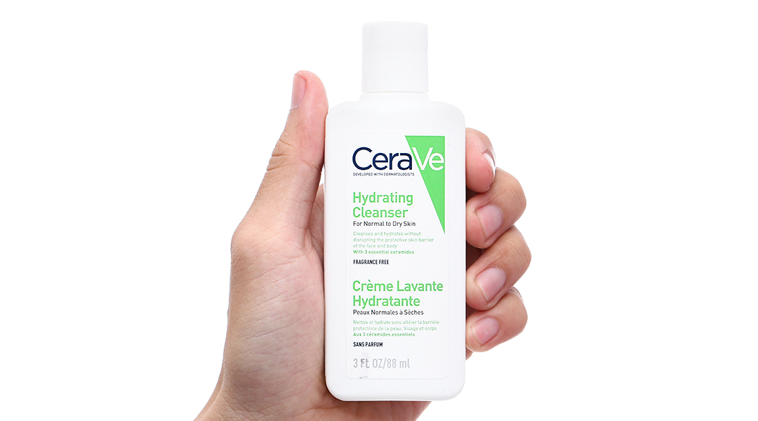 Sữa rửa mặt CeraVe Hydrating Cleanser sạch sâu cho da thường và da khô