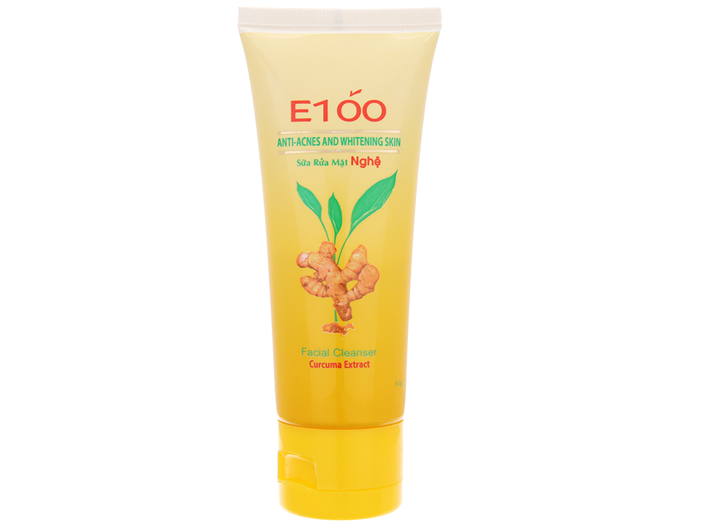 Sữa rửa mặt E100 ngăn ngừa mụn trắng da