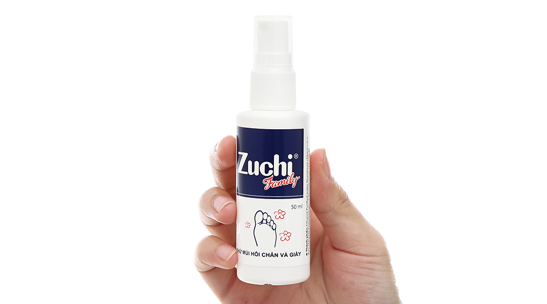 Xịt Zuchi Family khử mùi hôi chân và giày