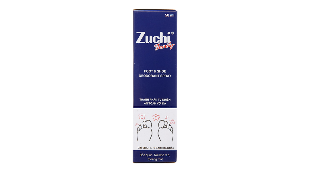 Xịt Zuchi Family khử mùi hôi chân và giày