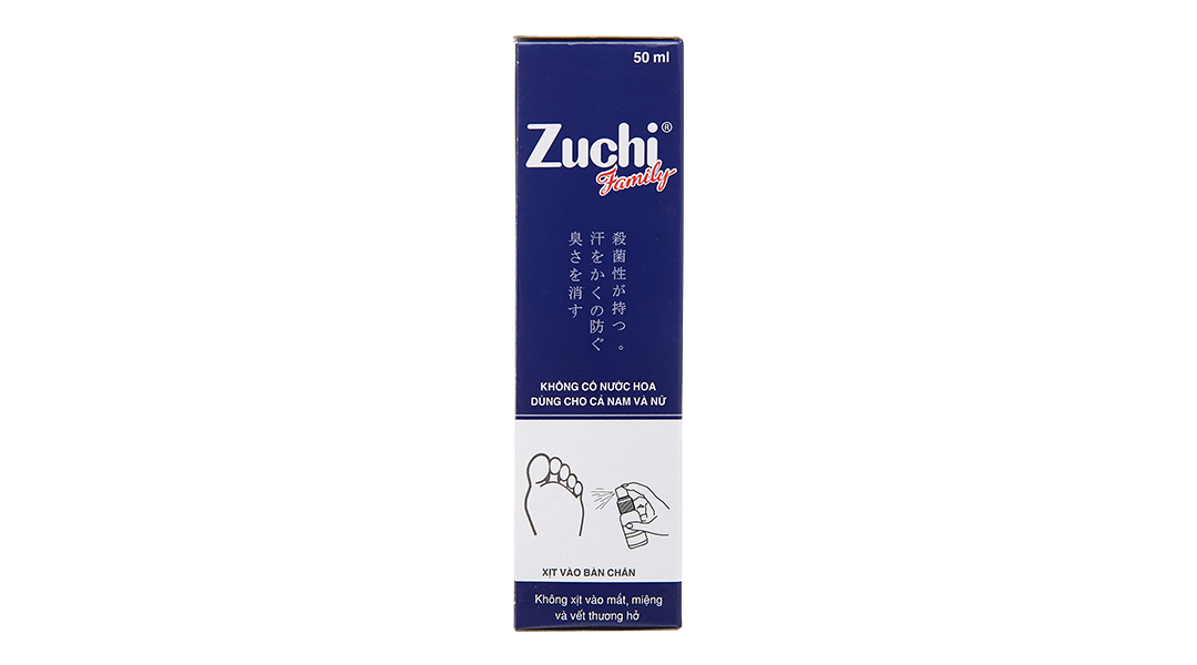 Xịt Zuchi Family khử mùi hôi chân và giày