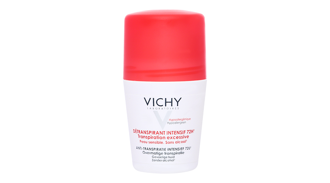 Lăn khử mùi Vichy ngăn mồ hôi, giúp khô thoáng suốt 72h