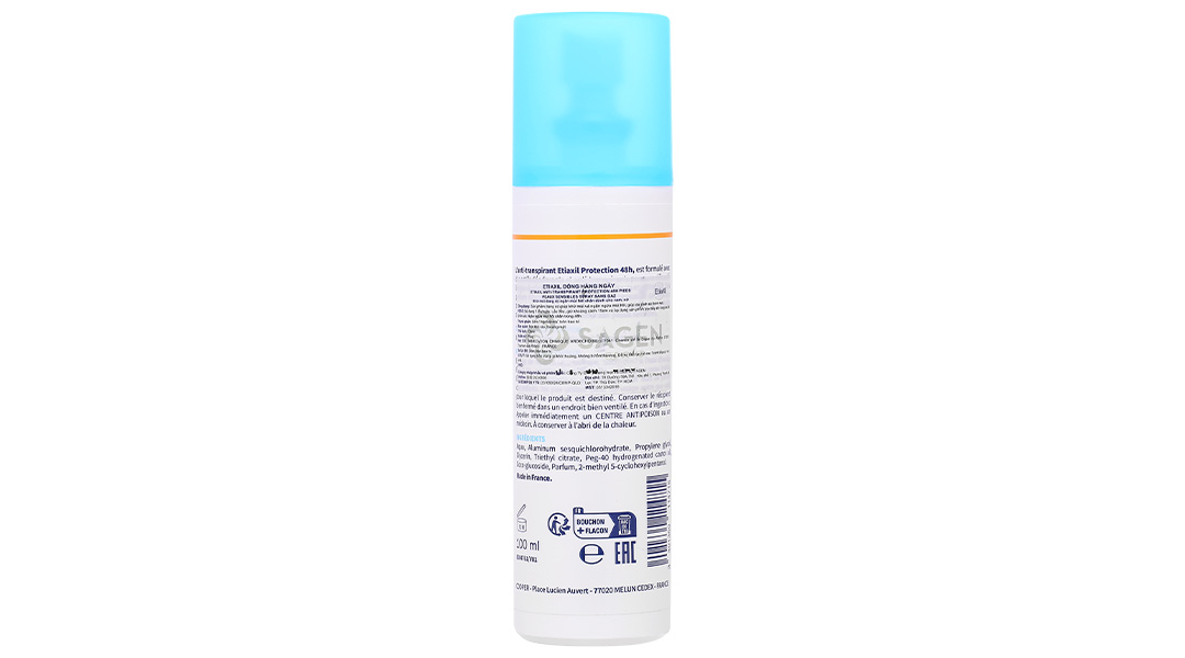 Xịt khử mùi Etiaxil Déodorant Anti-Transpirant 48h khử mùi hôi chân