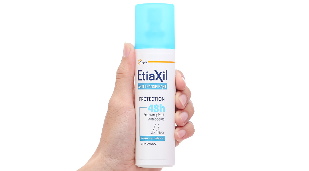 Xịt khử mùi Etiaxil Déodorant Anti-Transpirant 48h khử mùi hôi chân