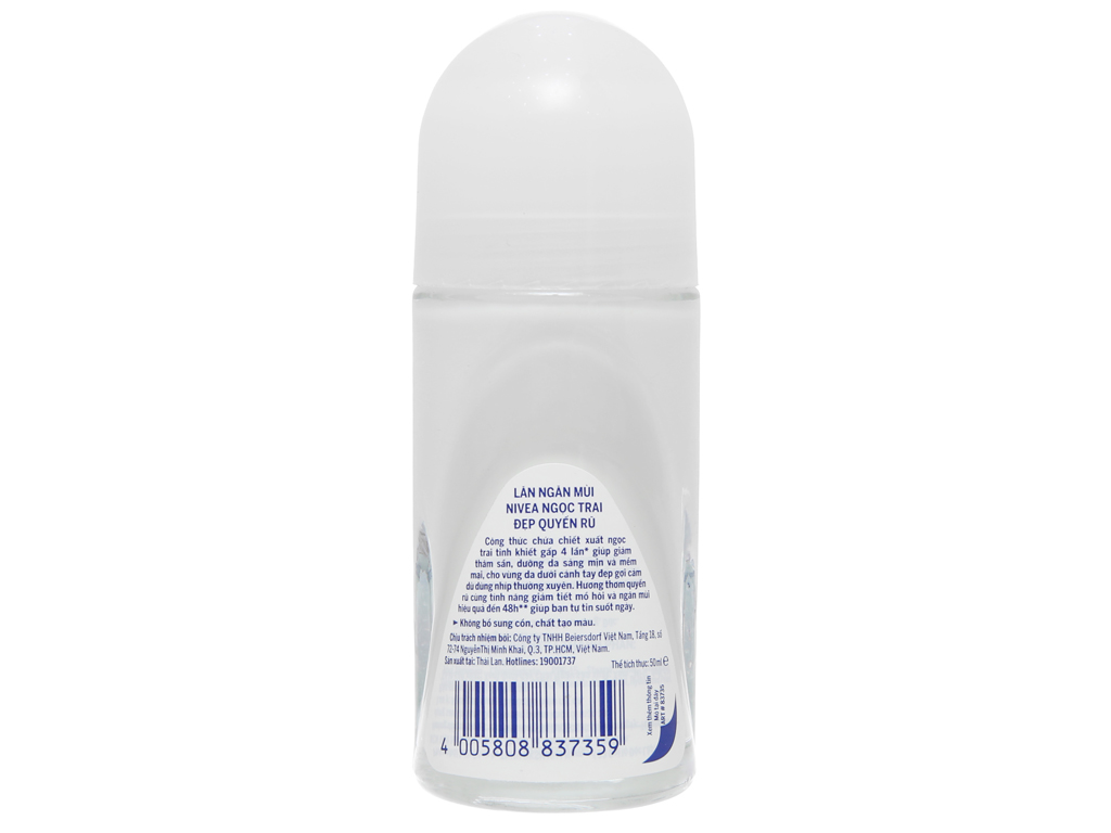 Lăn khử mùi Nivea pearl & beauty dưỡng da sáng mịn