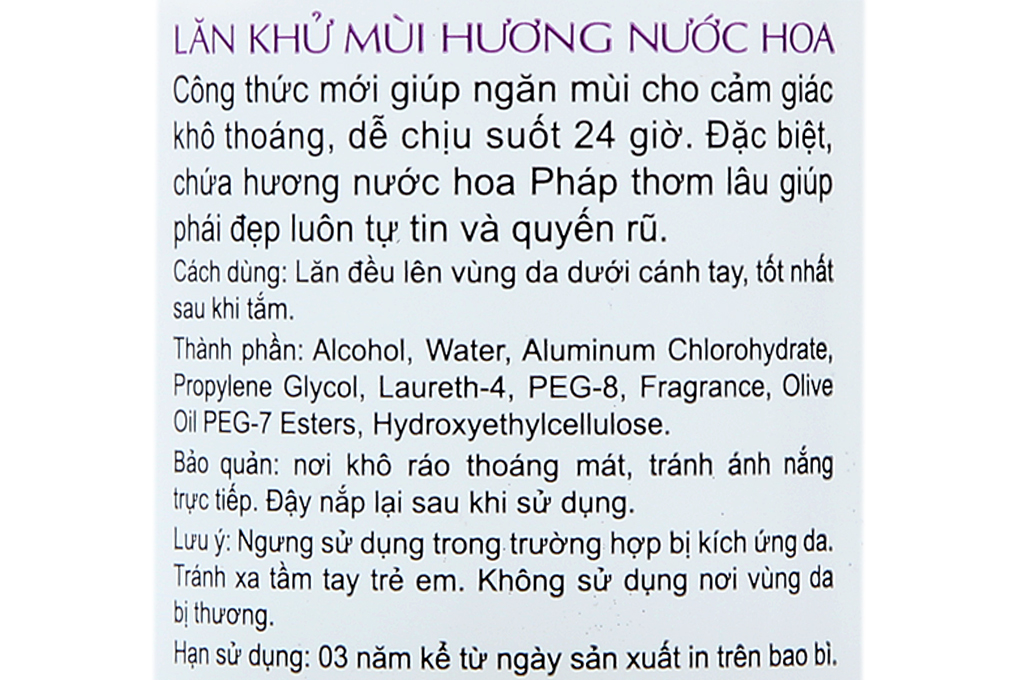 Lăn khử mùi Enchanteur Deluxe Sensation hương nước hoa