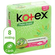 Kotex thảo dược siêu mềm có cánh 8 miếng - Nhà thuốc An ...