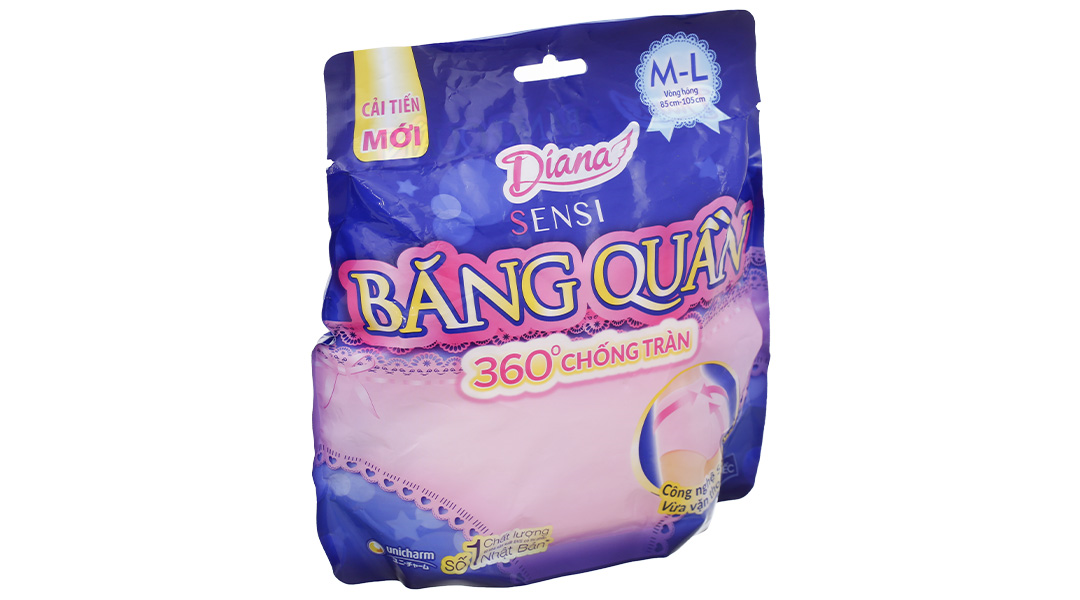 Băng quần Diana Sensi size M-L chống tràn