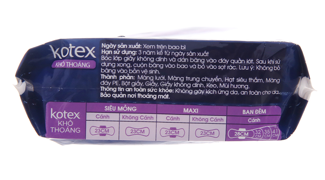 Băng vệ sinh đêm Kotex Style siêu mỏng