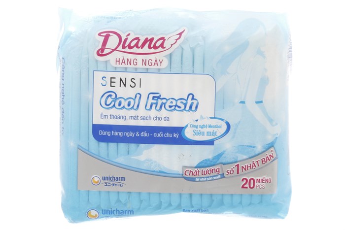 Băng vệ sinh Diana Sensi Cool Fresh có tốt không, giá bao nhiêu?