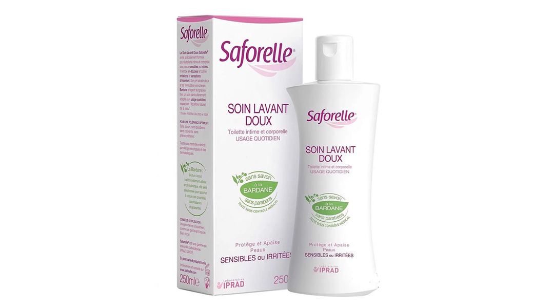Dung dịch vệ sinh phụ nữ Saforelle Soin Lavant Doux Apaisant cho da bị kích ứng