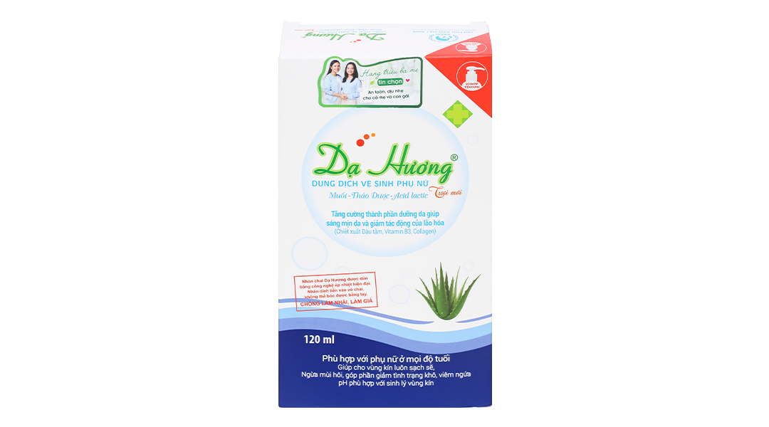 Dung dịch vệ sinh phụ nữ Dạ Hương muối, thảo dược khử mùi