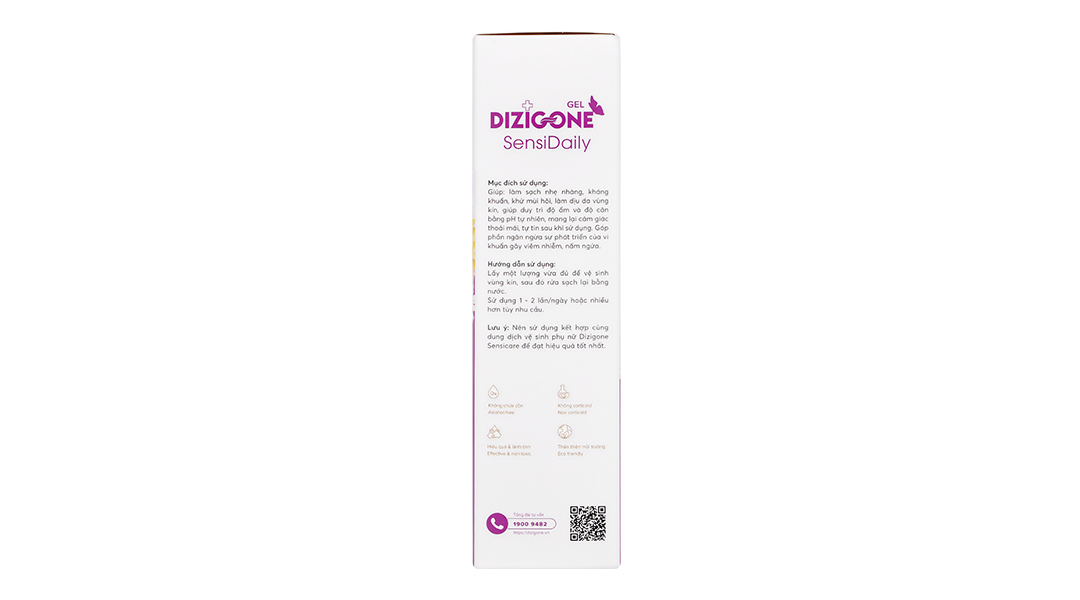 Gel vệ sinh phụ nữ Dizigone SensiDaily làm sạch dịu nhẹ