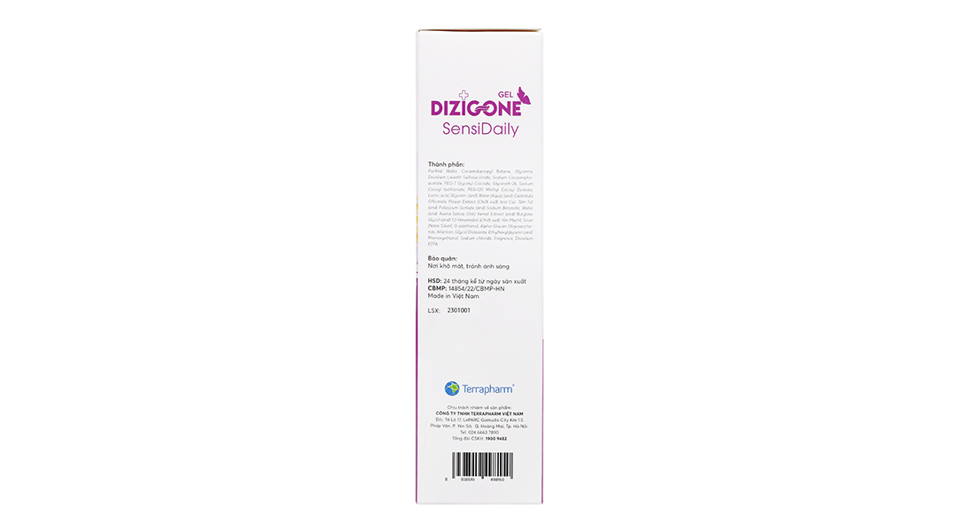 Gel vệ sinh phụ nữ Dizigone SensiDaily làm sạch dịu nhẹ