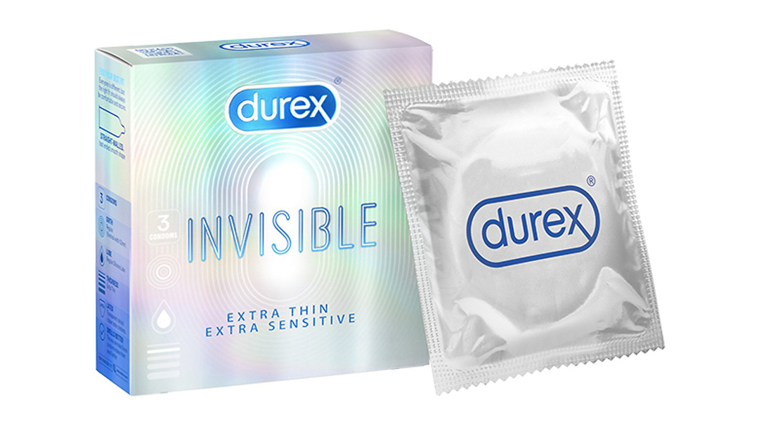 Bao cao su Durex Invisible siêu mỏng, ôm khít 52mm