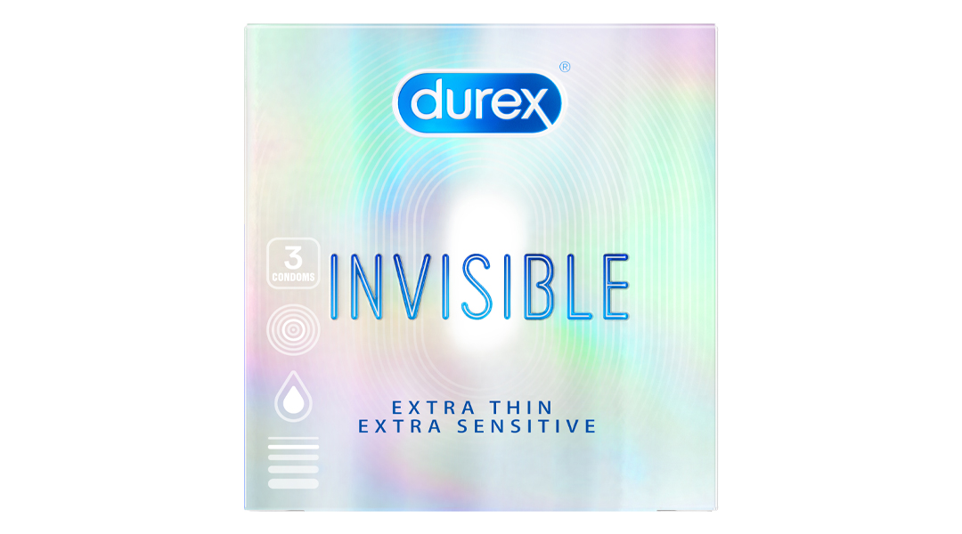 Bao cao su Durex Invisible siêu mỏng, ôm khít 52mm