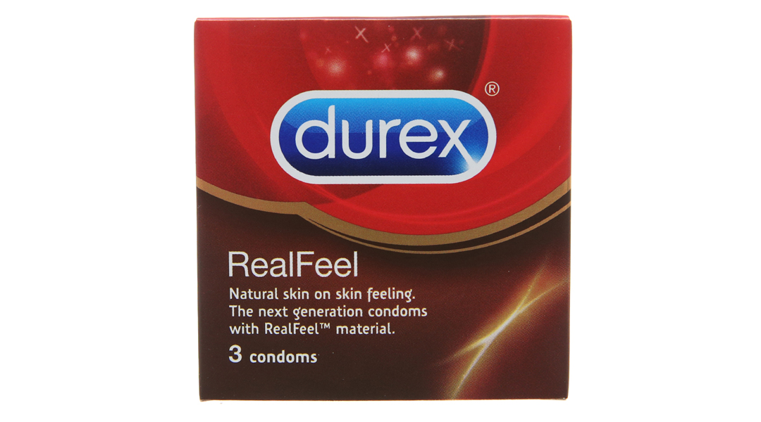 Bao cao su Durex RealFeel tăng cảm xúc chân thật 56mm