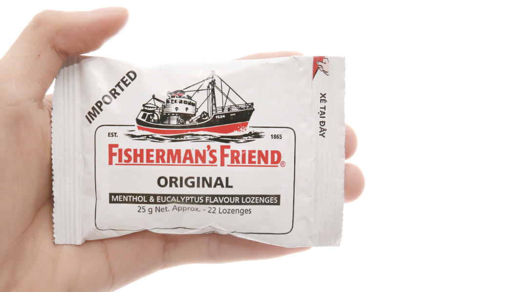 Kẹo cay Con Tàu Fisherman's Friend không đường vị nguyên bản