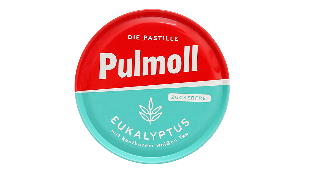 Kẹo ngậm Pulmoll Eukalyptus vị khuynh diệp, bạc hà hỗ trợ giảm ho