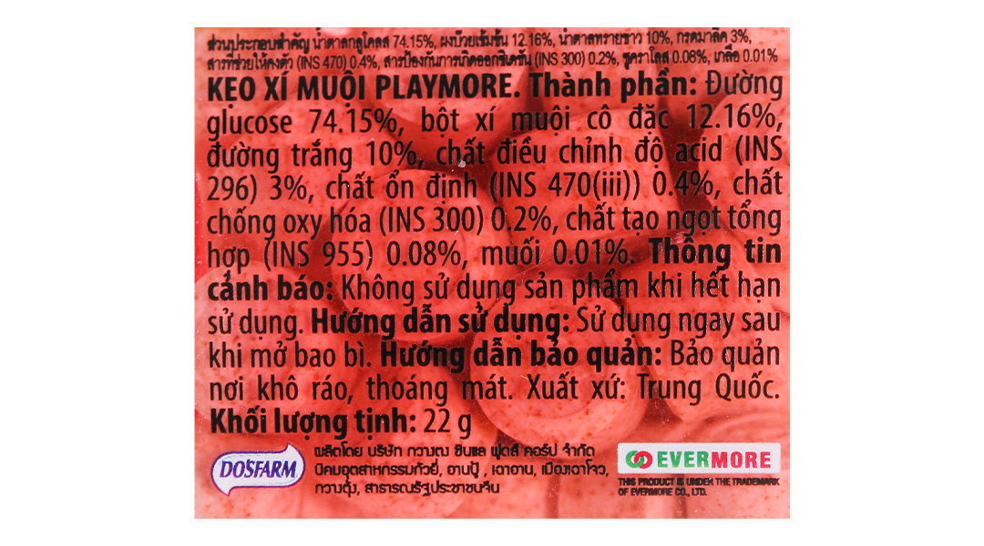 Kẹo ngậm PlayMore vị xí muội giảm ho, đau họng