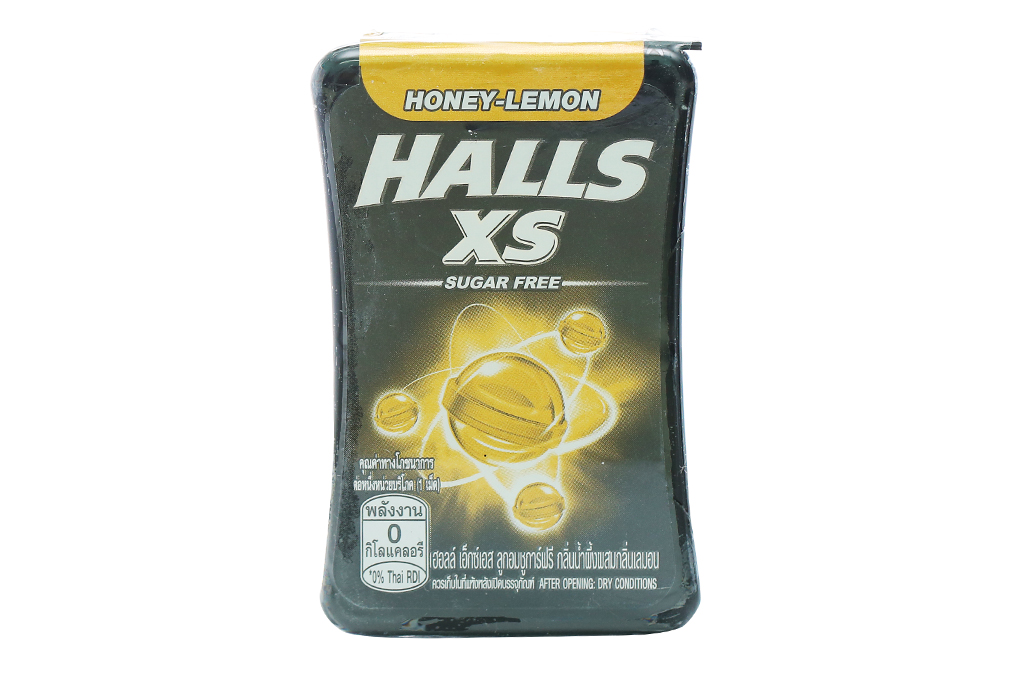 Kẹo không đường Halls XS Chanh mật ong