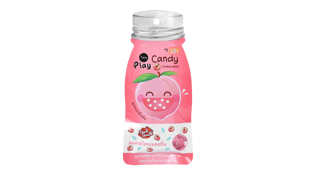 Kẹo ngậm Play Candy vị đào