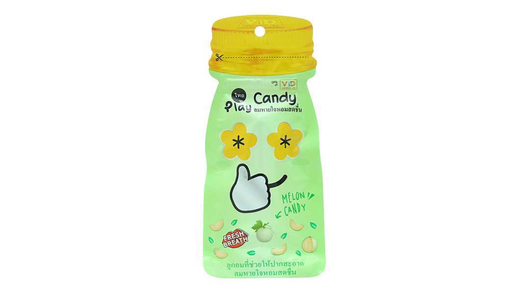 Kẹo Thơm Miệng Play Candy Vị Dưa Gang 12G