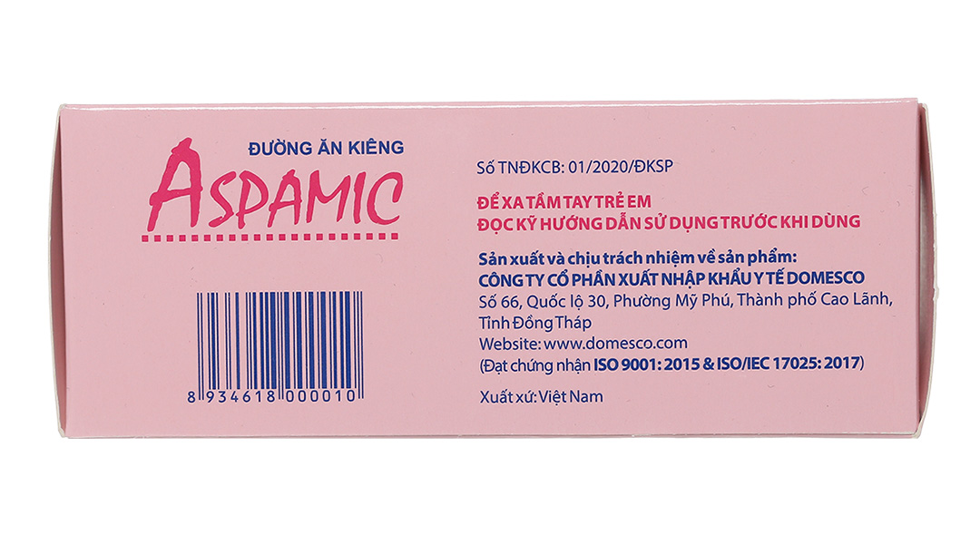 Đường Aspamic dành cho người ăn kiêng