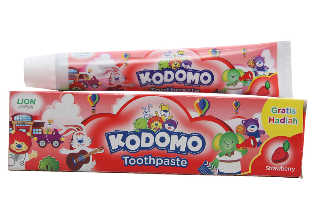Kem đánh răng trẻ em Kodomo hương dưa dâu tuýp 45g - 01/2026 |  nhathuocankhang.com
