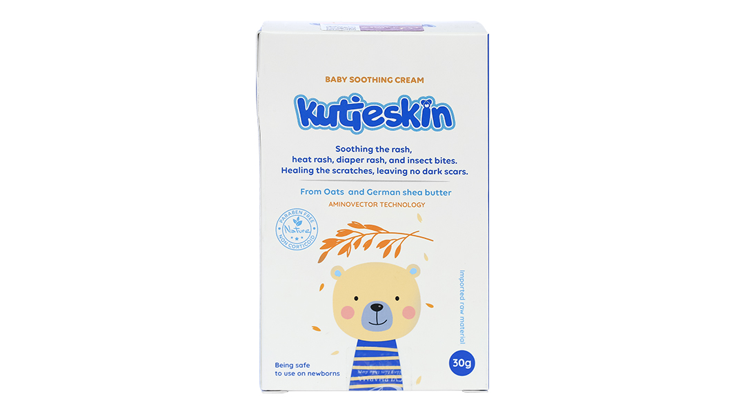 Kem bôi dịu da Kutieskin dịu vết mẫn ngứa, rôm sảy cho bé