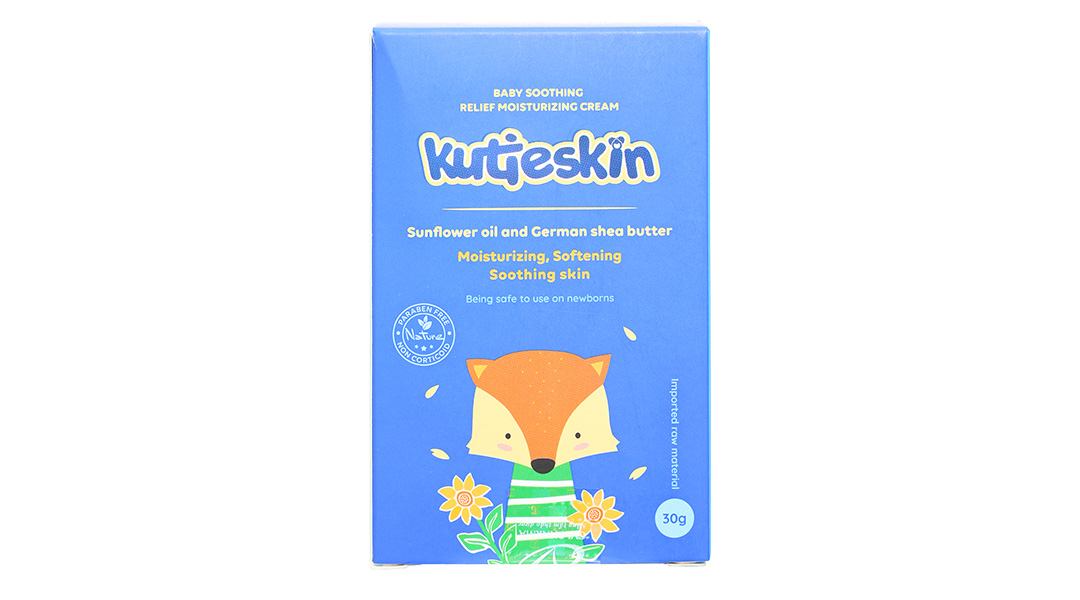 Kem dưỡng ẩm Kutieskin làm dịu, giảm khô ngứa, nứt nẻ