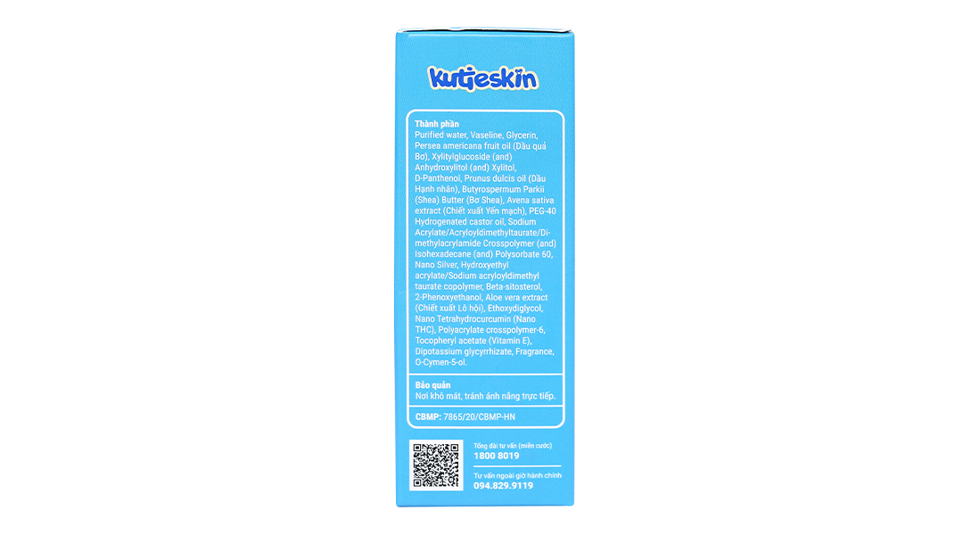Kem bôi Kutieskin trị chàm sữa, dưỡng ẩm cho bé
