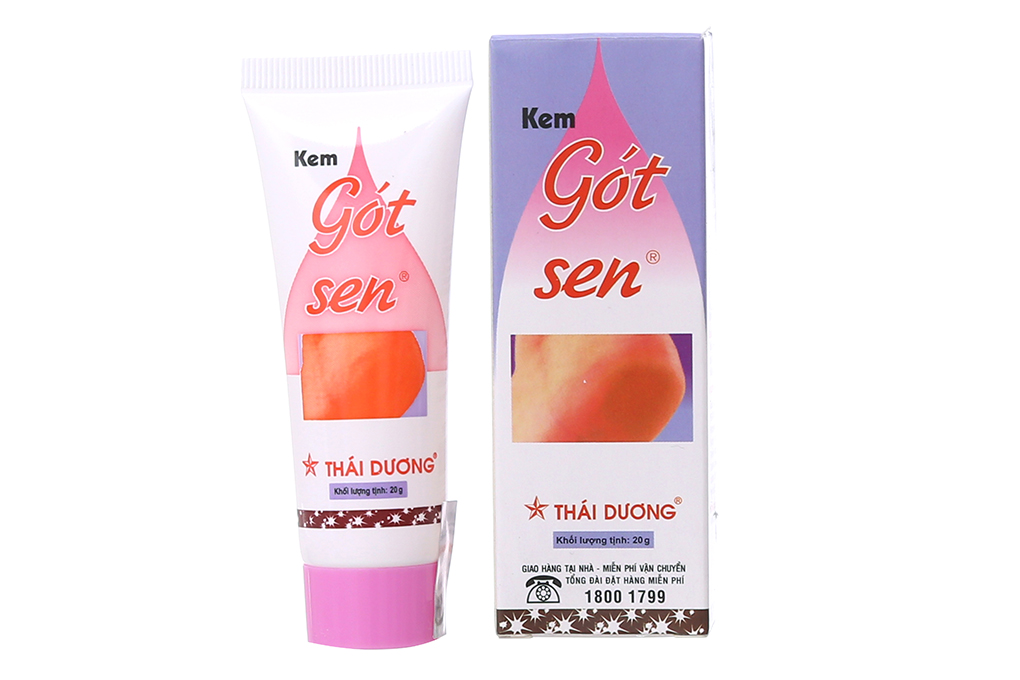 Gót Sen Thái Dương giữ ẩm, giảm nứt da