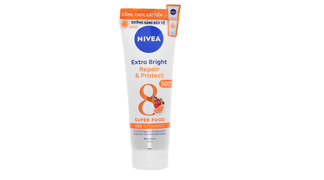 Serum dưỡng thể Nivea Extra Bright Repair & Protect dưỡng sáng da