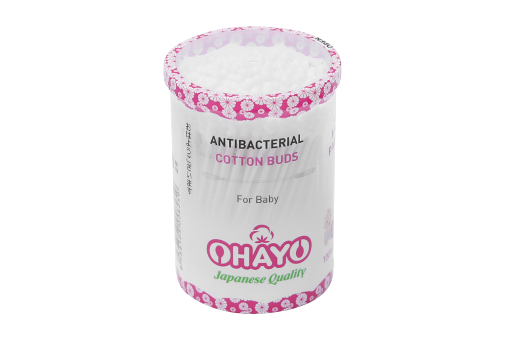 Tăm bông trẻ em Ohayo JP02 đầu xoắn/tròn