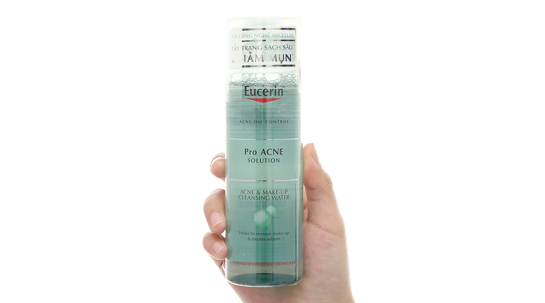 Nước tẩy trang Eucerin Pro Acne Solution da nhạy cảm, da mụn