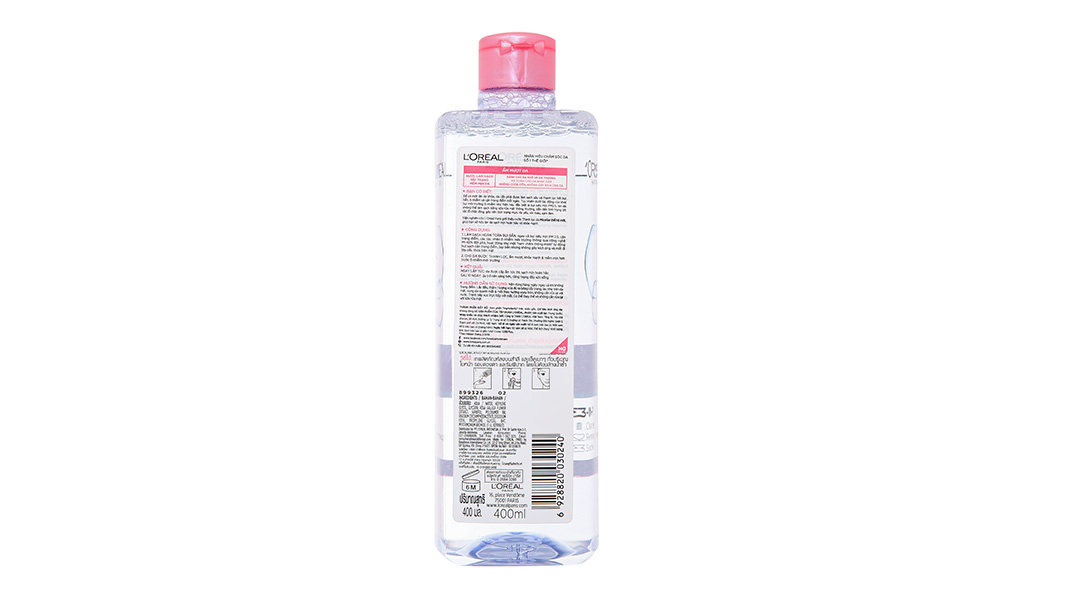 Nước tẩy trang L'Oréal Micellar 3 in 1 dưỡng ẩm cho da khô, da thường