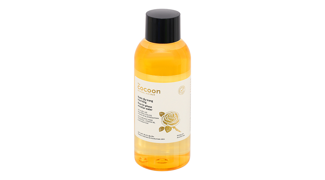 Nước tẩy trang Cocoon hoa hồng làm sạch sâu và cấp ẩm cho da